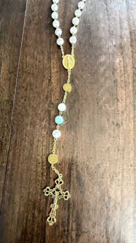 rosary crucifix closeup